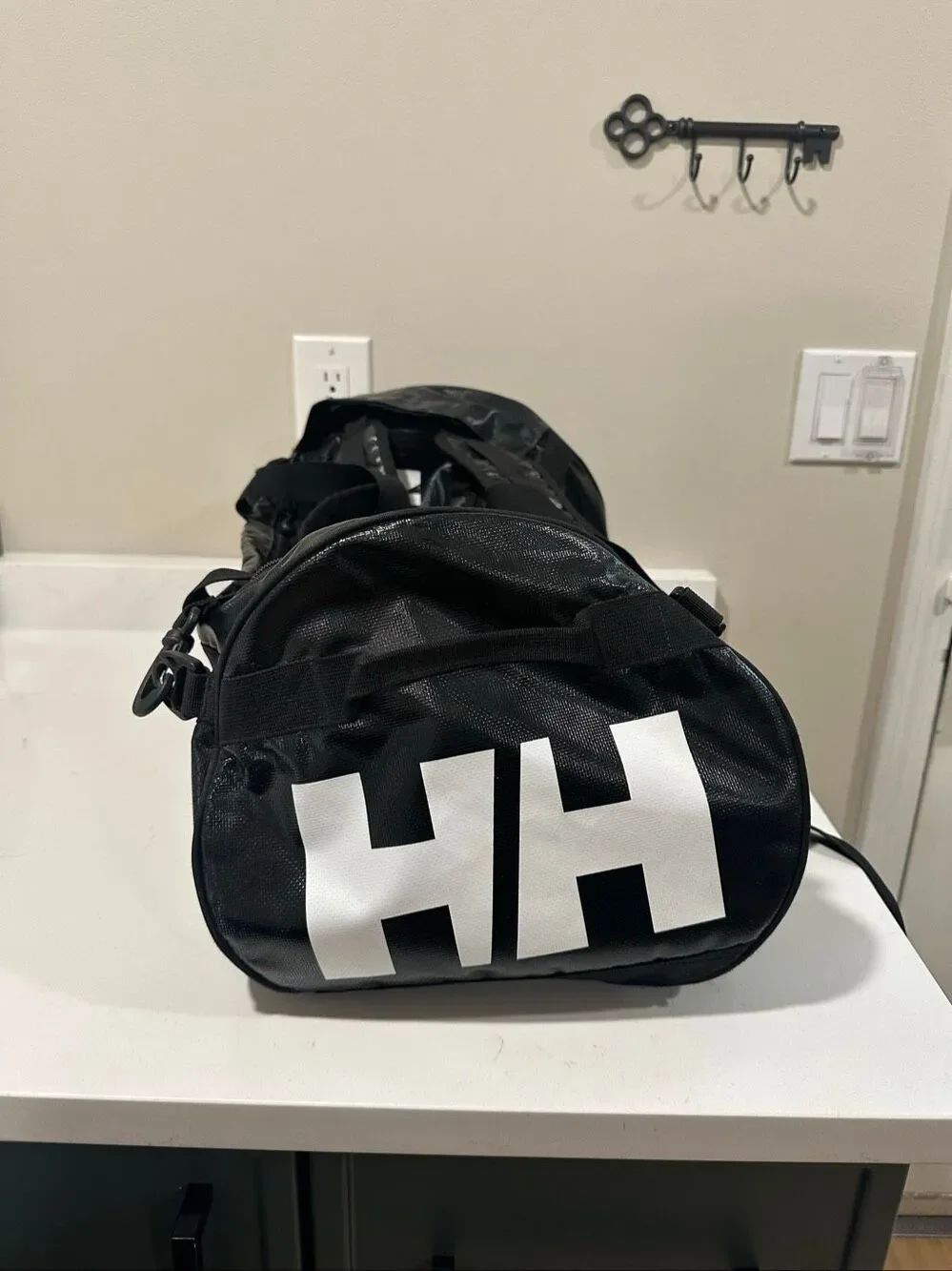 Helly Hansen Black Duffle Bag & Backpack 50L